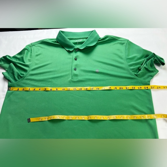 🛍️IZOD GOLF Men’s Kelly green grid‎ pattern golf polo size XL. - Picture 12 of 13